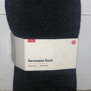 Lululemon Savasana Socks (Heathered Core Black)